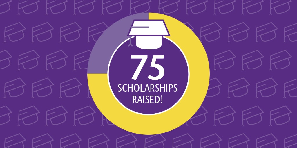 Image for Update: ⚠️UPDATE: 75 Katie scholarships raised!