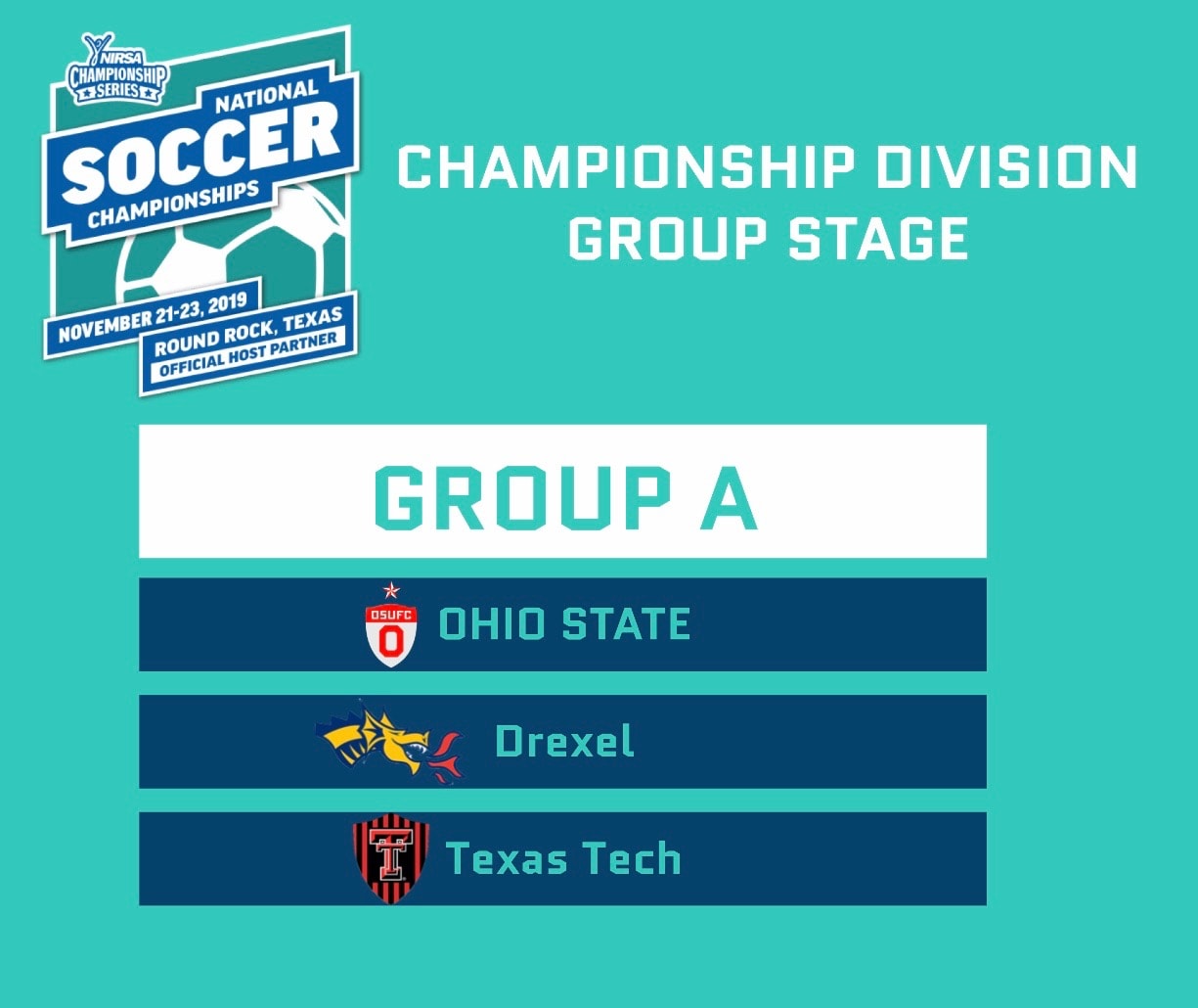 The Championship Division group stage graphic