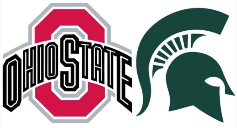 The OSU and Michigan State logos