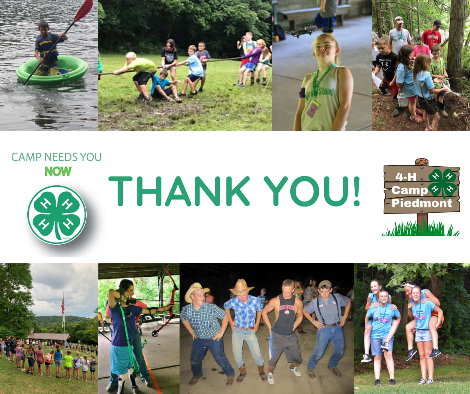 A collage of pictures with large 'Thank You!'