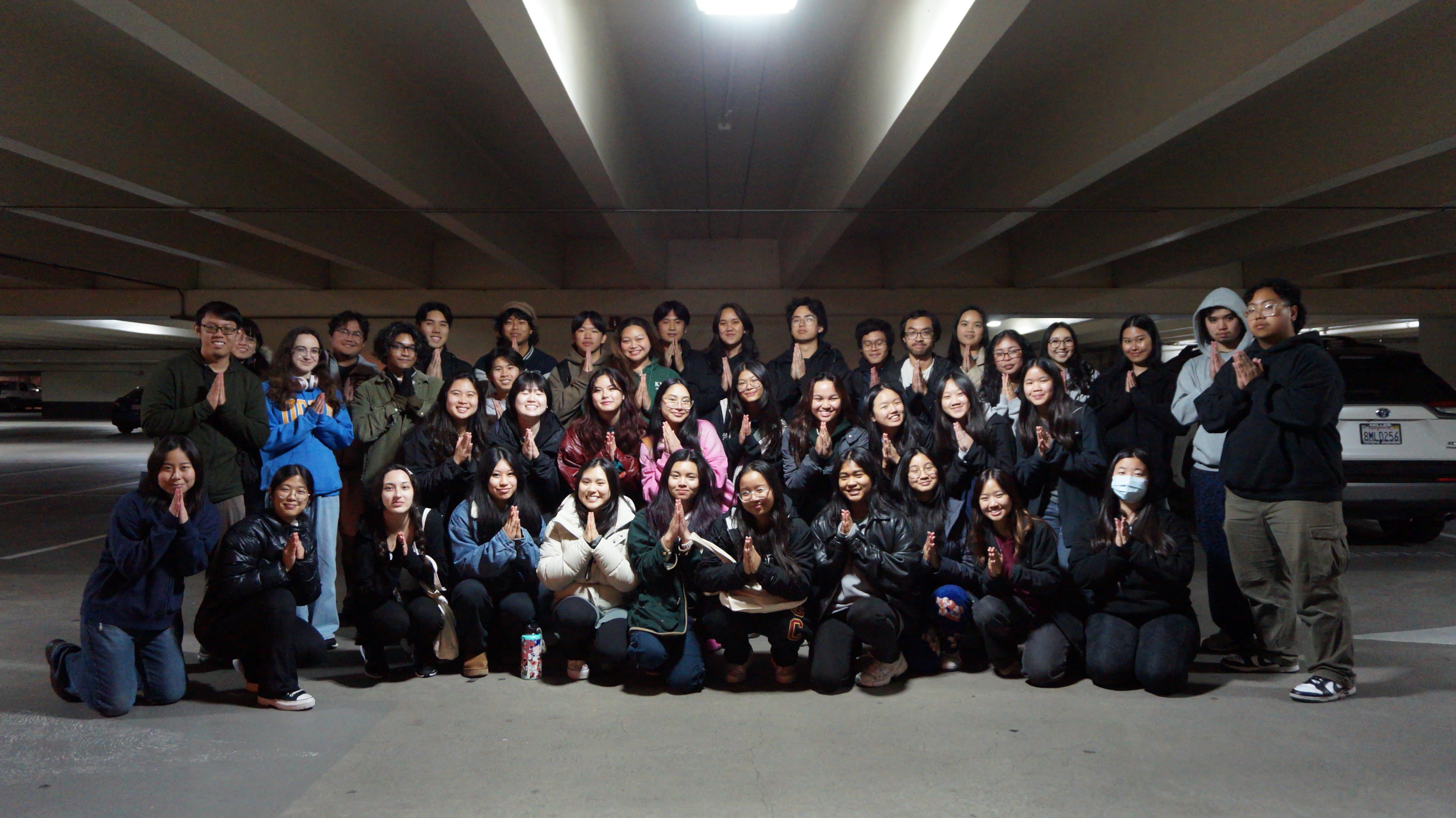 picture of UKSCN team giving sampeah/thanks