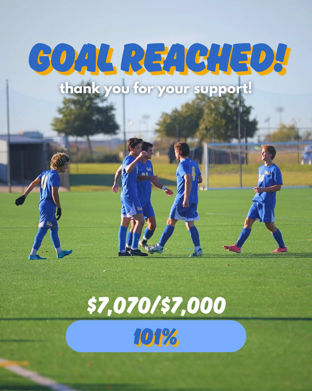 goal reached graphic