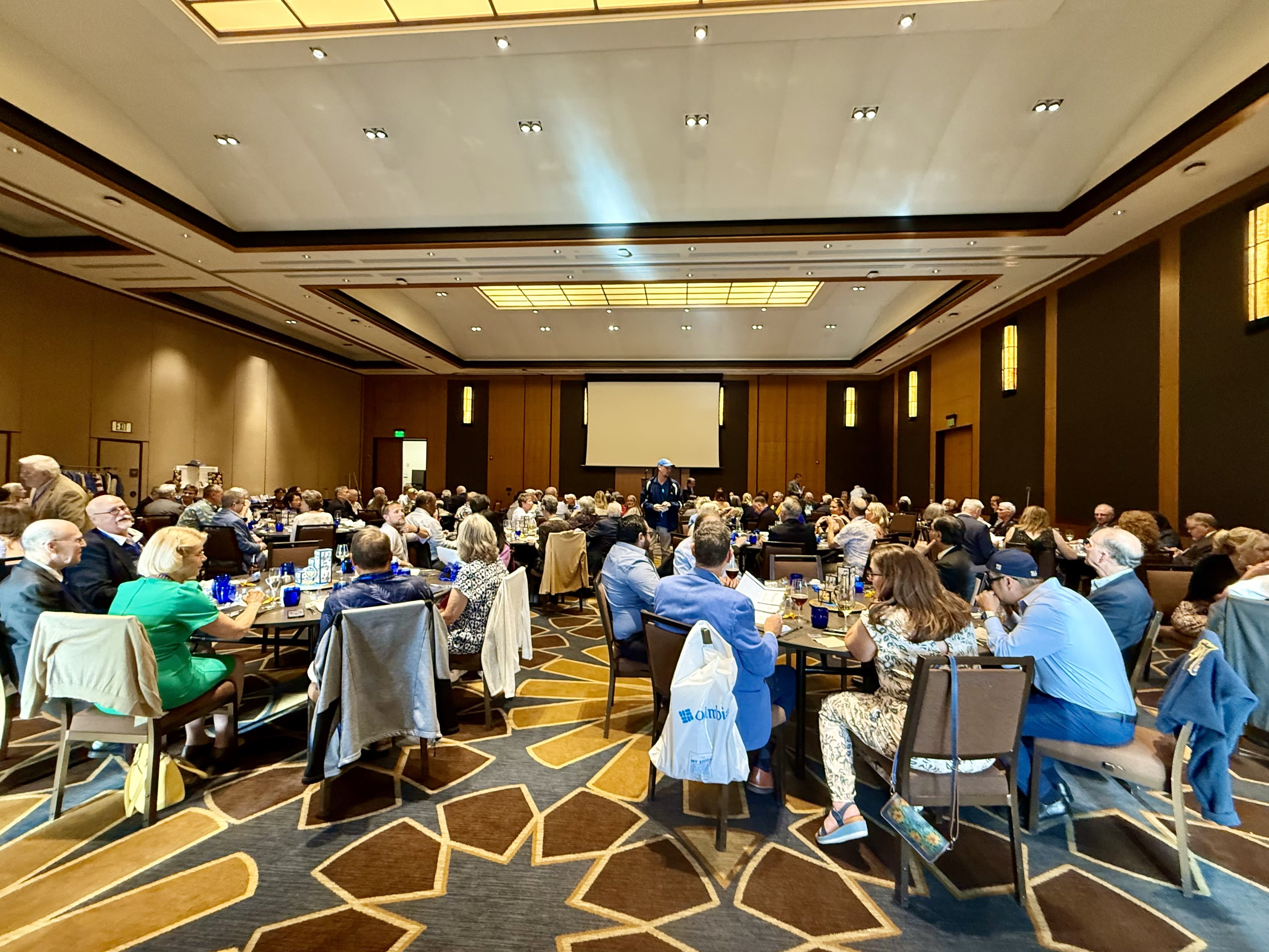 We had a packed ballroom at the Luskin Center