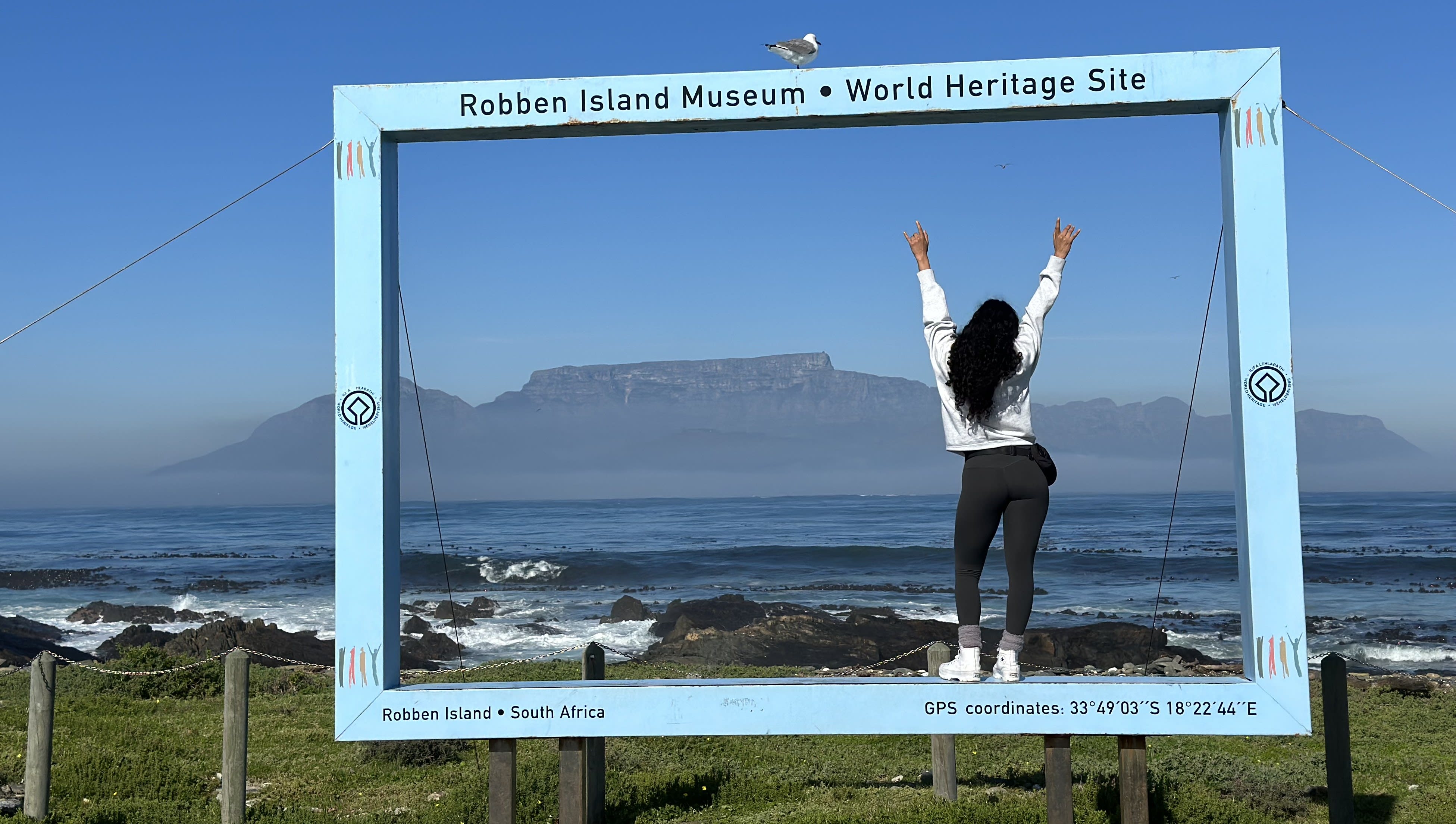 Student at the Robben Island Museum.