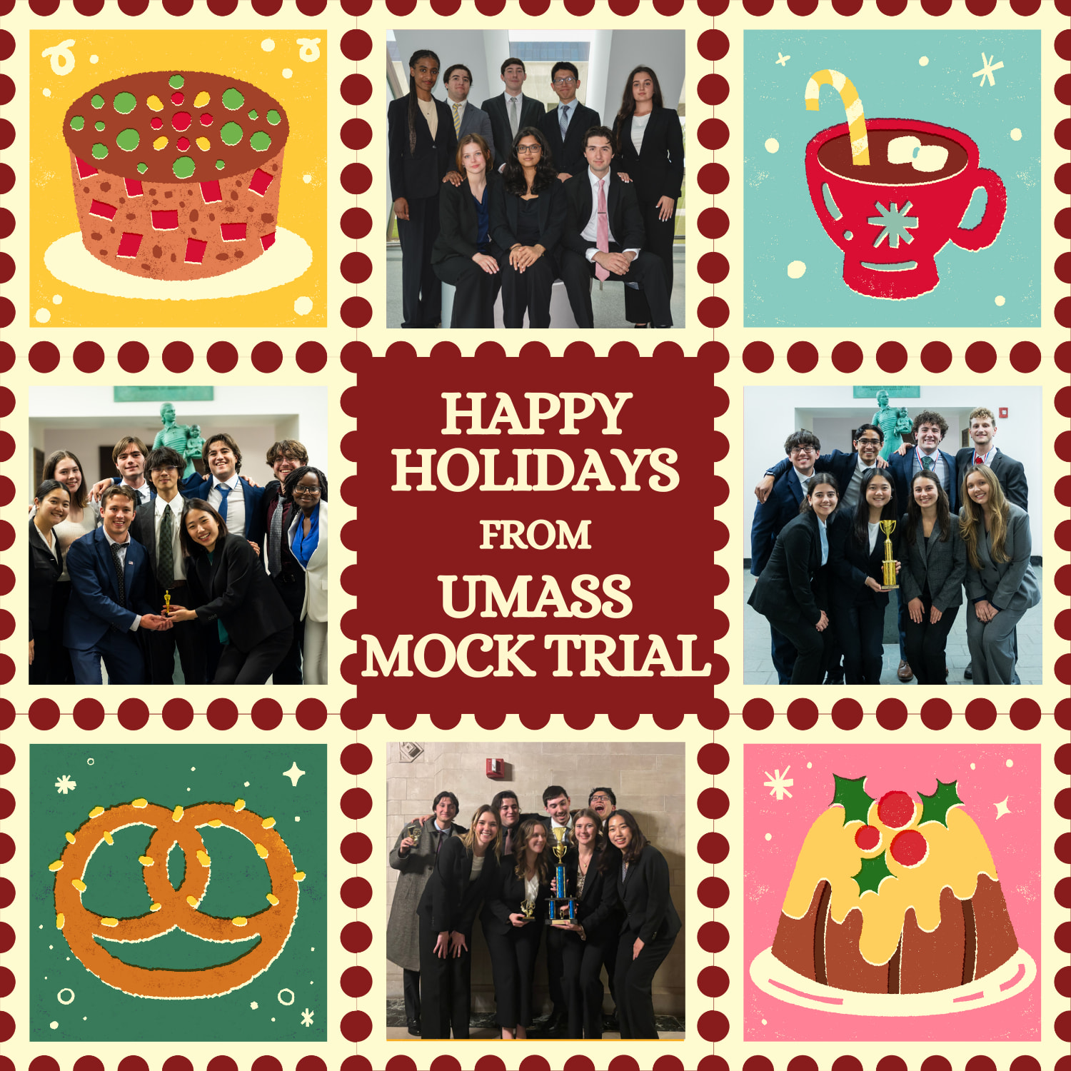 Happy Holidays from UMass Mock Trial!
