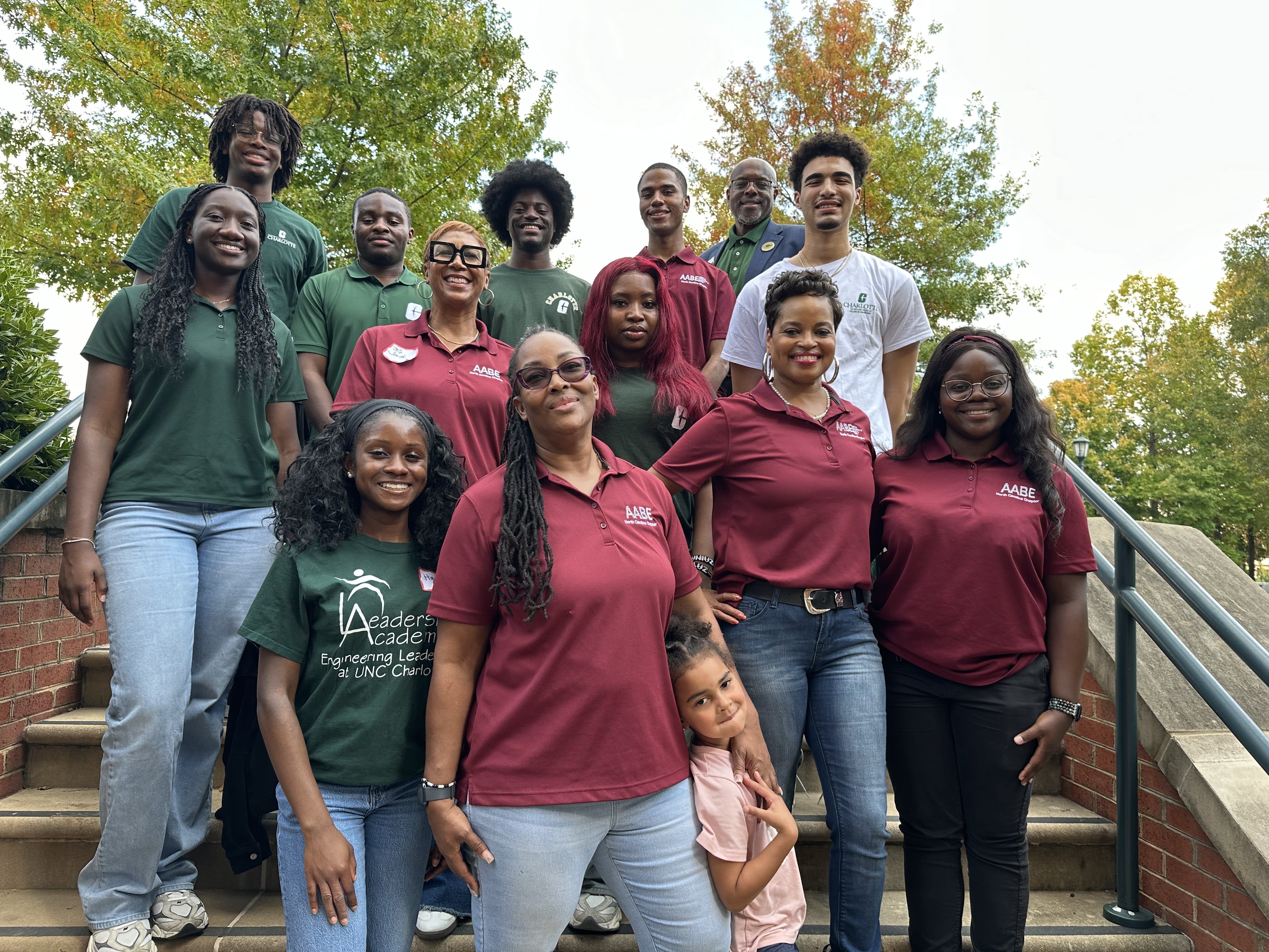 UNCC NSBE and AABE Volunteers