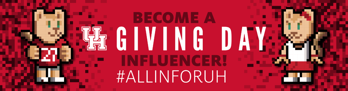 Become a UH Giving Day Influencer