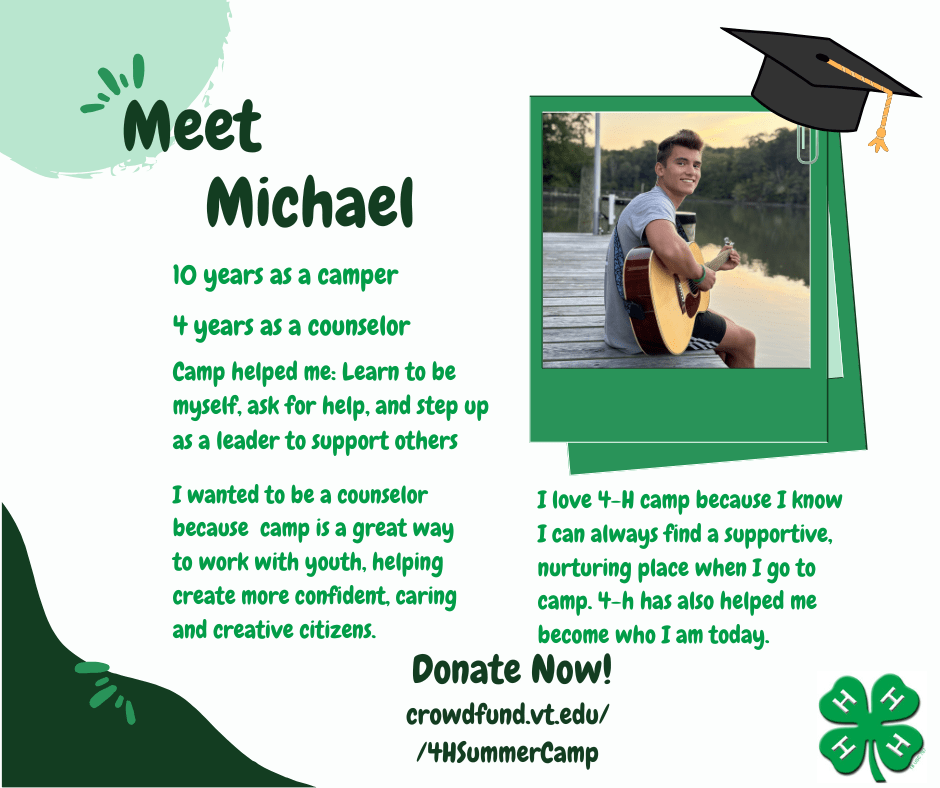 Camp taught me to be a leader to support others