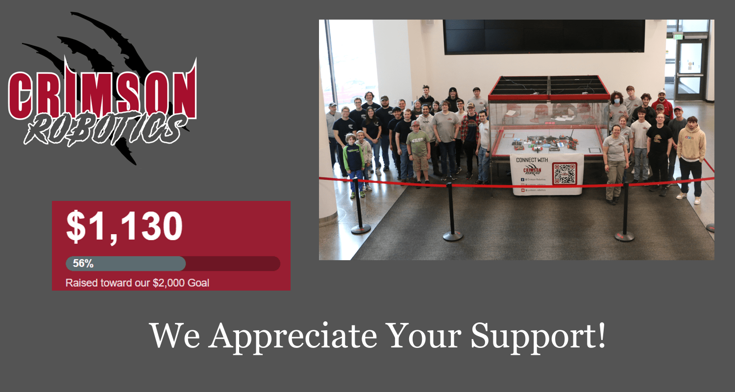 "We Appreciate Your Support!"