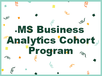 MS Business Analytics Cohort Program Tile Image