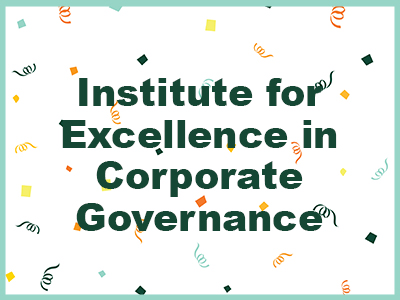 Institute for Excellence in Corporate Governance Tile Image