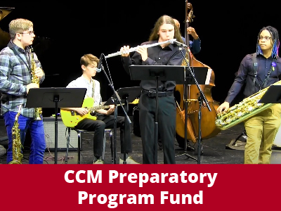 The CCM Preparatory Program Fund Tile Image