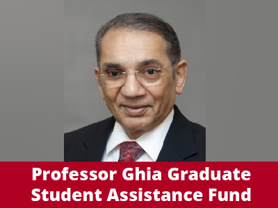 Professor Ghia Graduate Student Assistance Fund Tile Image