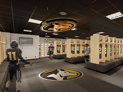 Football Locker Room Tile Image