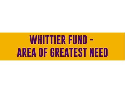 The Whittier Fund - Area of Greatest Need Tile Image