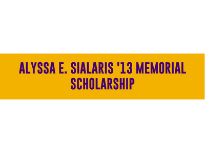 Alyssa E. Sialaris '13 Memorial Scholarship Tile Image