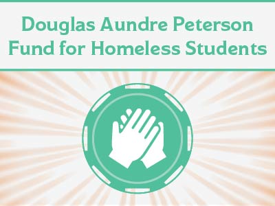 Douglas Aundre Peterson Fund for Homeless Students Tile Image