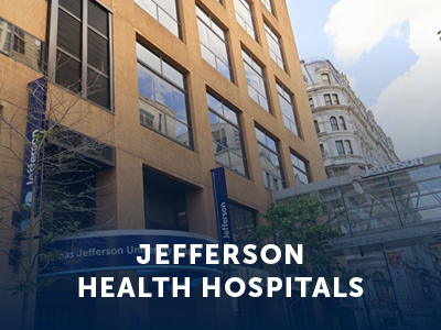 Jefferson Health Hospitals Tile Image