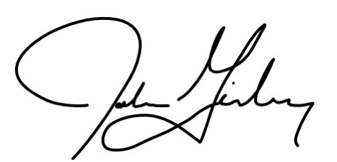 John Ginley's signature