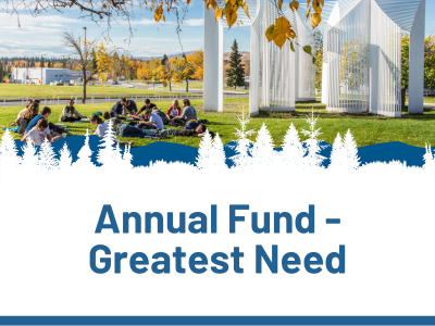 UAF Annual Fund - Greatest Need Tile Image