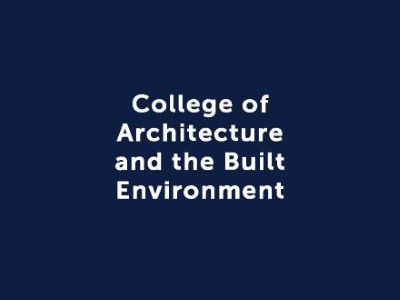 College of Architecture & the Built Environment Tile Image