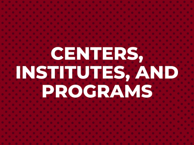 Centers, Institutes, and Programs Tile Image