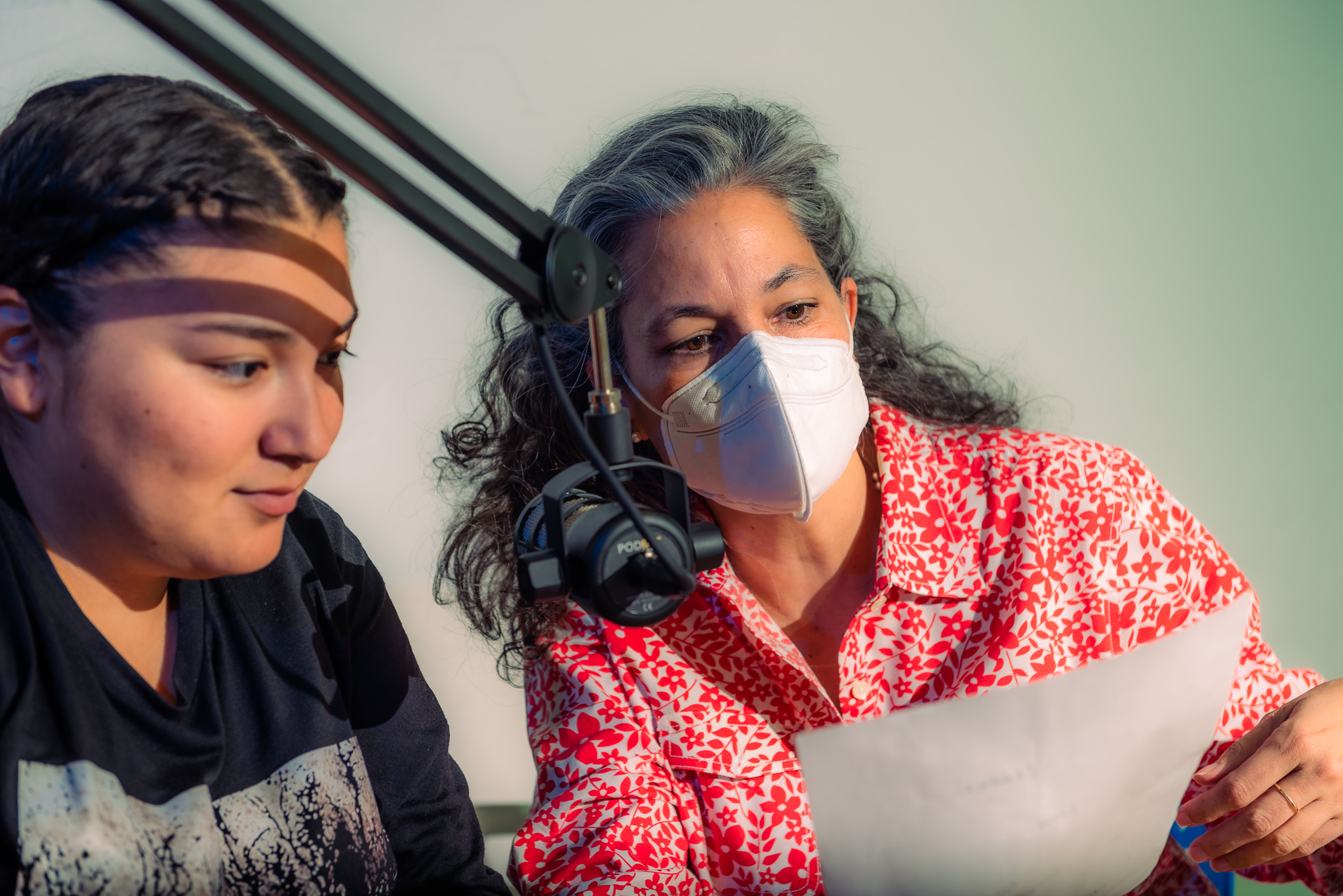 Reading Ambassador gets podcasting direction from adult