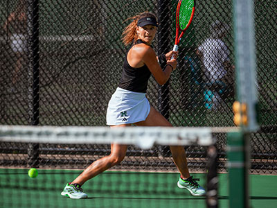 Rainbow Wahine Tennis Tile Image