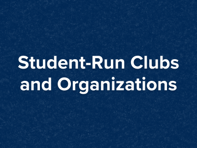 Student-Run Clubs and Organizations Tile Image