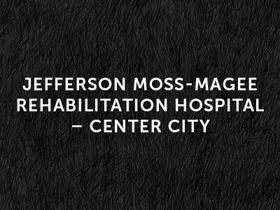 Jefferson Moss-Magee Rehabilitation - Center City Tile Image