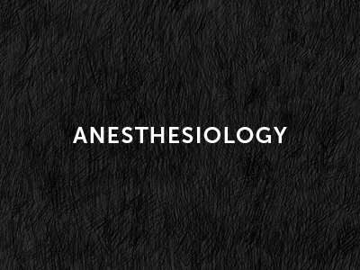 Anesthesiology Tile Image
