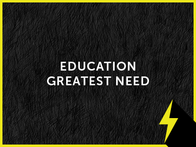 Education Greatest Need Tile Image