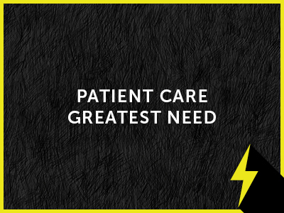 Patient Care Greatest Need Tile Image