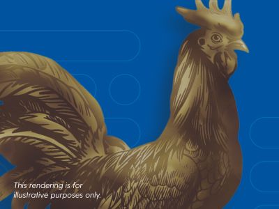 UD Alumni Association: Blue Hen Statue Tile Image