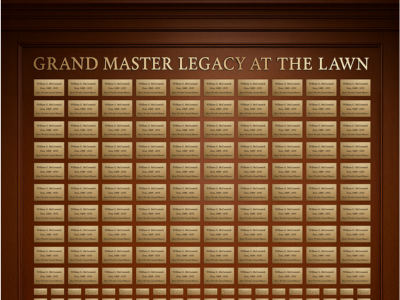 Grand Master Legacy Wall $1,000 & $2,500 Options Tile Image