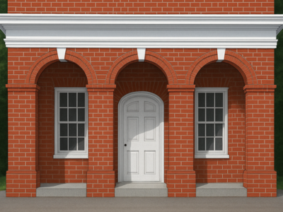 Exterior Arch at the Lawn $25,000 Tile Image