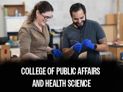 College of Public Affairs and Health Science Tile Image