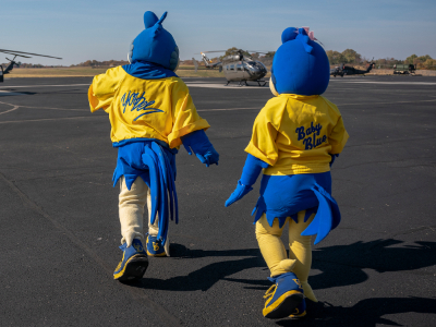 Delaware Mascot: YoUDee & Baby Blue Tile Image