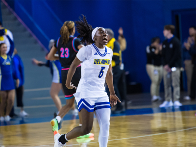 Delaware Women's Basketball Tile Image