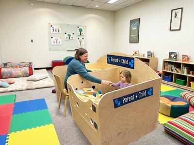 Morris Library: Family Study Space Tile Image