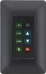 Kontrollpanel 8 Knapper PoE 1xRS232 1xIR Sort