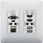 Veggpanel Transciever 1G VGA HDMI RS232 USB IR Hvit