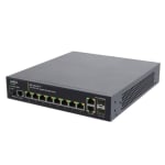 Switch Managed 12-Port/8-Port PoE+ Gigabit,2xSFP 1G