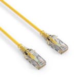 Kabel CAT 6 Patchekabel SLIM - UTP - LSOH 5m Gul