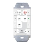 Echo Plus 8USW - 8-button control pad med Ethernet, US, Hvit