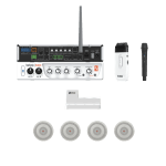 DECT Kit,Forsterker 50W,4x Inf høytt, Håndmic+Halsmic+Lader