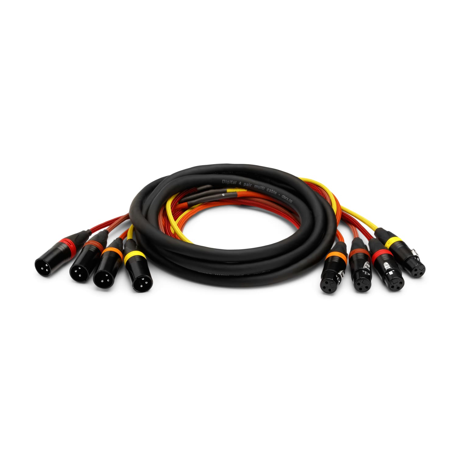 4-PAR kabel 4 x XLR-F til 4 x XLR-M, 3P