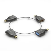AdapterRing USB-C TIL DP/miniDP/HDMI/VGA