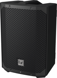 Høyttaler Aktiv 8" 4 kanals Mixer Batteri Sort