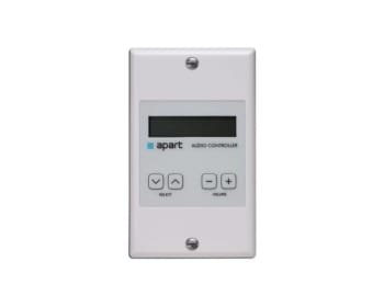 Wall control med 2 line LCD display. Decora Style, 2 wire